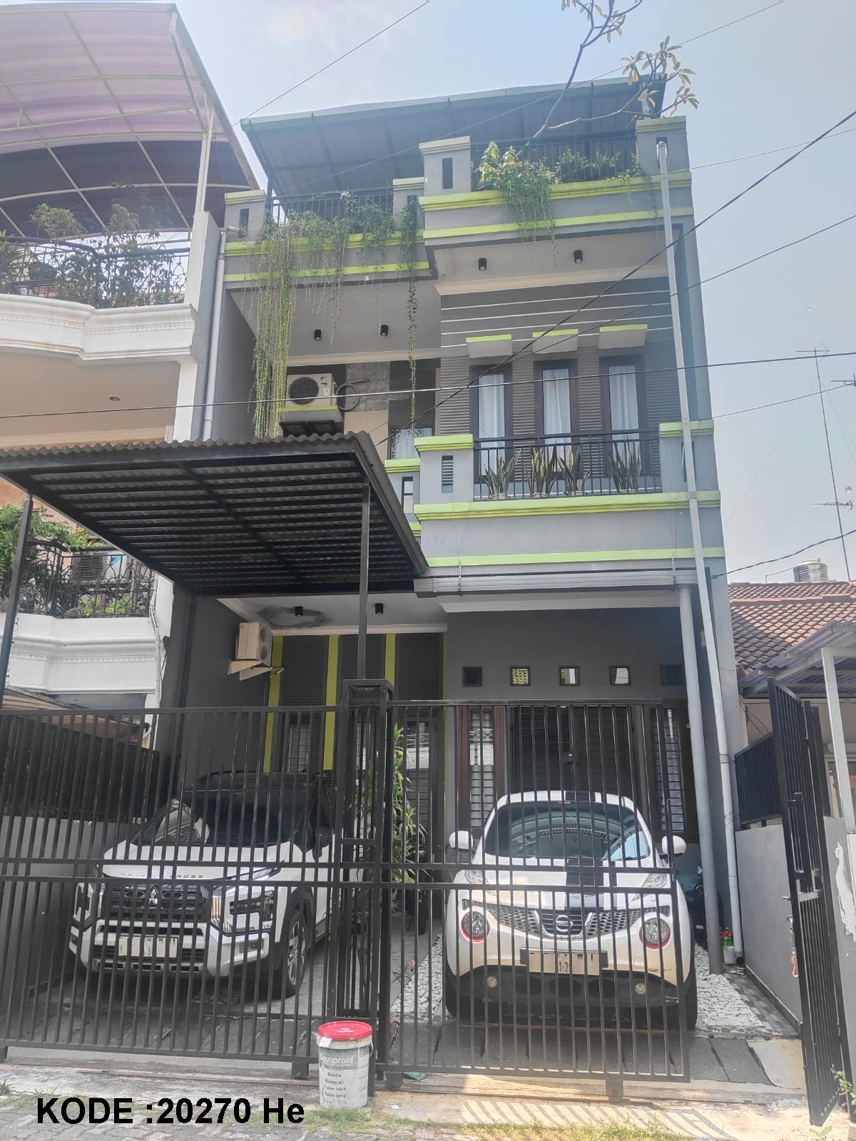 Dijual Rumah Sunter, Luas 6x18 Meter, Kode :20270 He
