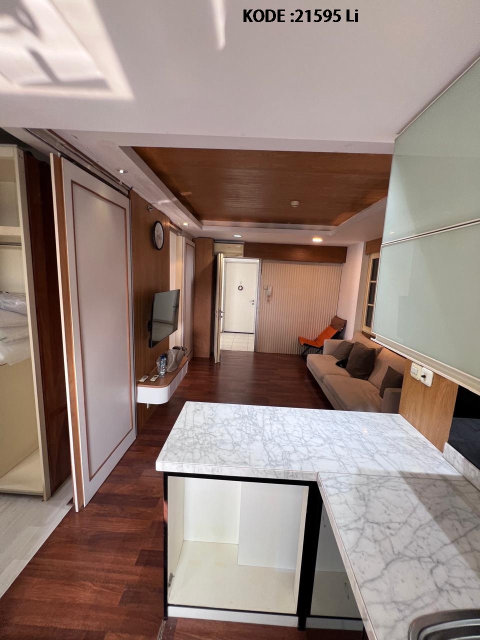 Disewa Apartemen Bay Walk, Full Furnish, Luas 49,82 Meter, Kode :21595 Li