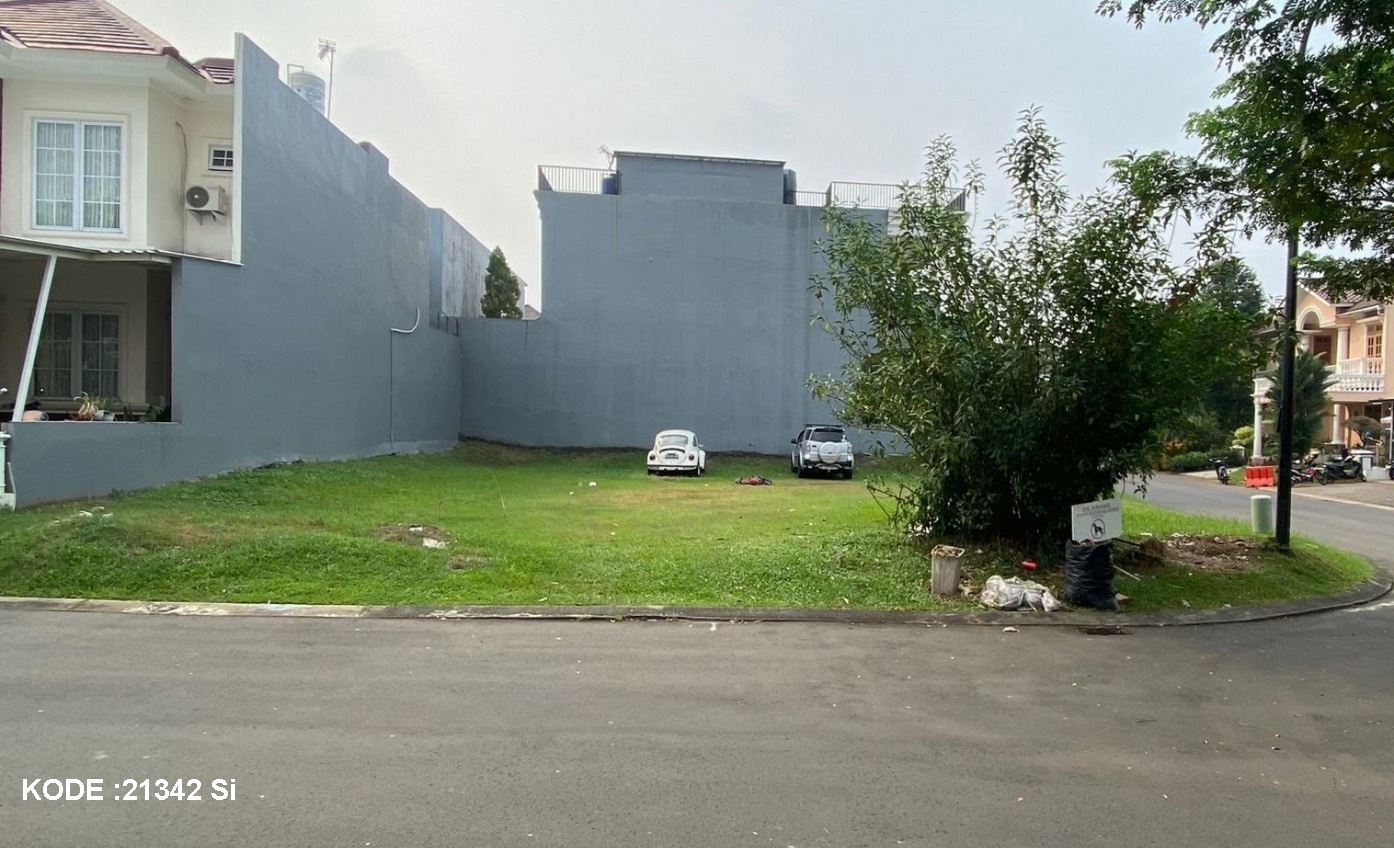 Dijual Tanah Cibubur, Hook, Luas 348 Meter, Kode :21342 Si