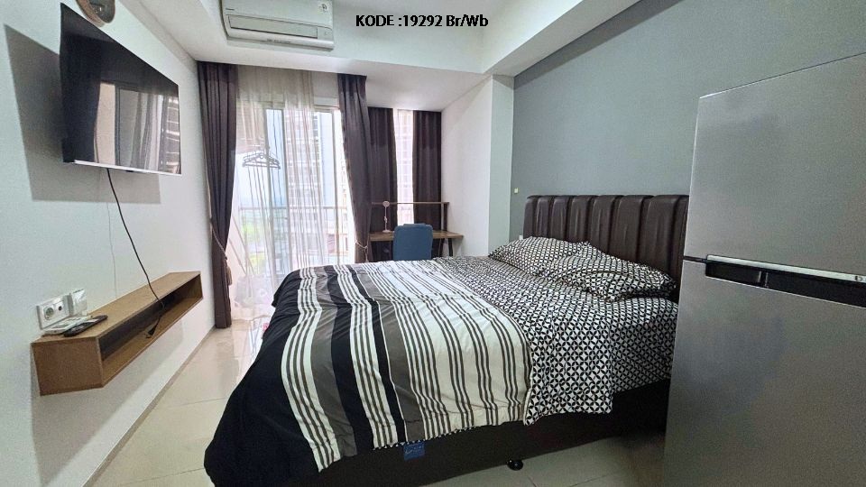 Dijual/Disewa Apartemen Pacific Garden, Furnish, Luas 26,05 Meter, Kode :19292 Br/Wb