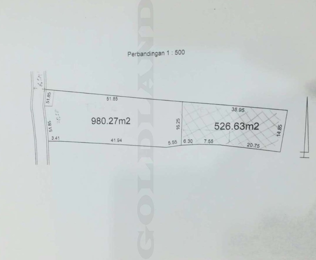Dijual Tanah Palmerah, Luas 951 Meter, Kode :19325 Si Gallery