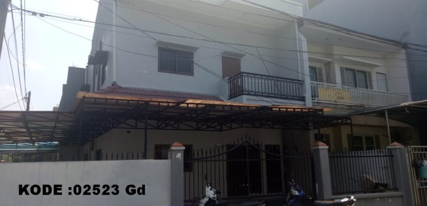 KODE :02523(Gd) Rumah Sunter, Hadap Utara-Barat, Luas 10×15 Meter (150 Meter), Sunter, Jakarta Utara