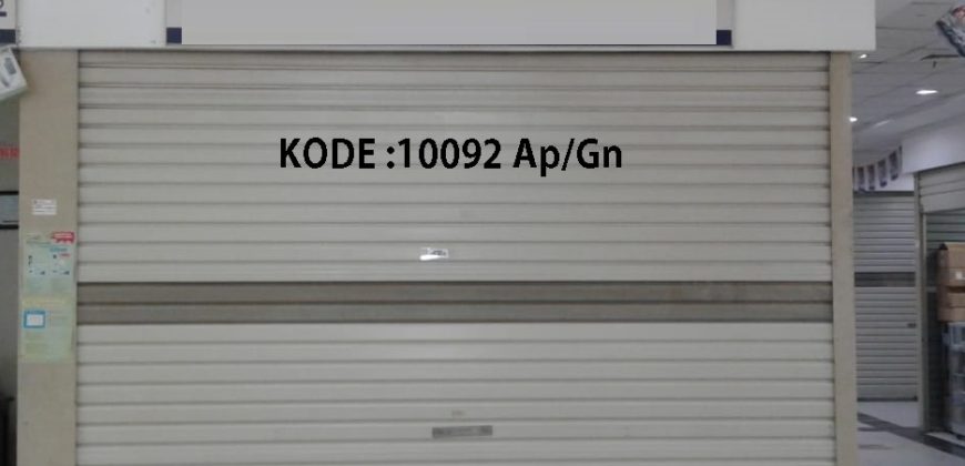 KODE :10092(Ap/Gn) Kios Mega Glodok Kemayoran, Luas 3×3 Meter (9 Meter), Kemayoran, Jakarta Pusat