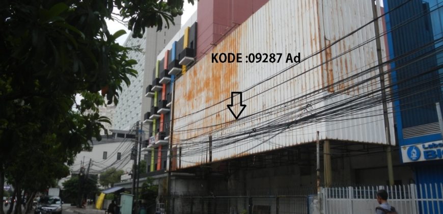 KODE :09287(Ad) Gedung + Kavling Mangga Besar, Hadap Selatan, Luas 2000 Meter, Mangga Besar, Jakarta Barat