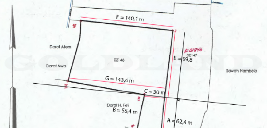 KODE :11474(Fd) Kavling Karawang, Luas 15.200 Meter, Karawang Timur, Karawang