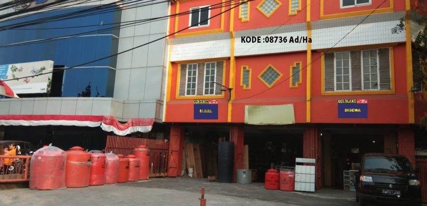 KODE :08736(Ad/Ha) Ruko Tubagus Angke, Hadap Selatan, Luas 460 Meter, Tubagus Angke, Jakarta Barat