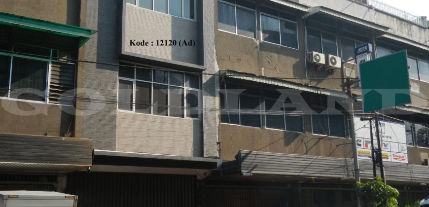 KODE :12120(Ad) Ruko Pasar Baru, Luas 5,5×20 Meter, Pasar Baru, Jakarta Pusat