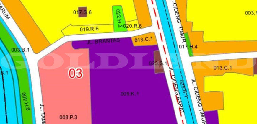 KODE :12163(Ir) Rumah Cideng, Strategis, Luas 12,5×30 Meter, Cideng, Jakarta Pusat
