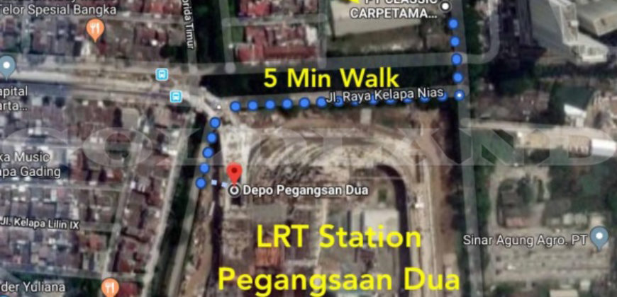 KODE :12150(At/Jm/Bn) Gudang Pegangsaan Dua, Luas 6961 Meter, Pegangsaan, Jakarta Utara