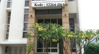 KODE :12264(Dj/Ir) Rumah Ancol, Full Furnish, Luas 8×20 Meter, Ancol, Jakarta Utara