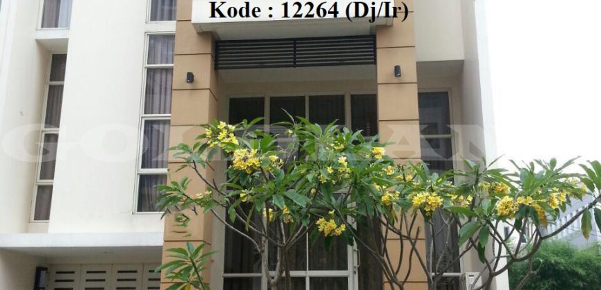 KODE :12264(Dj/Ir) Rumah Ancol, Full Furnish, Luas 8×20 Meter, Ancol, Jakarta Utara