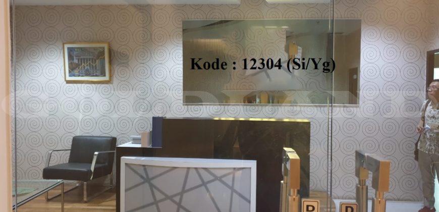 KODE :12304(Si/Yg) Office Apl Tower, Luas 280 Meter, S Parman, Jakarta Barat