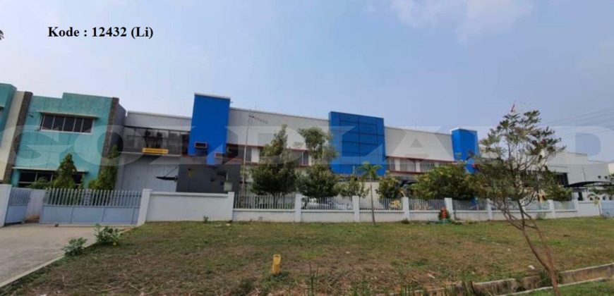 KODE: 12432 (Li), Gudang Dijual Delta Silikon 5 Lippo Cikarang