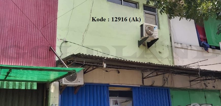 KODE :12916(Ak) Ruko Dijual Cempaka Putih, Strategis, Luas 4×6 Meter