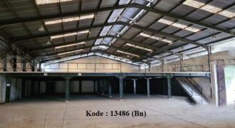 KODE :13486(Bn) Gudang Sewa Sunter, Luas 1.550 Meter, Sunter, Jakarta Utara