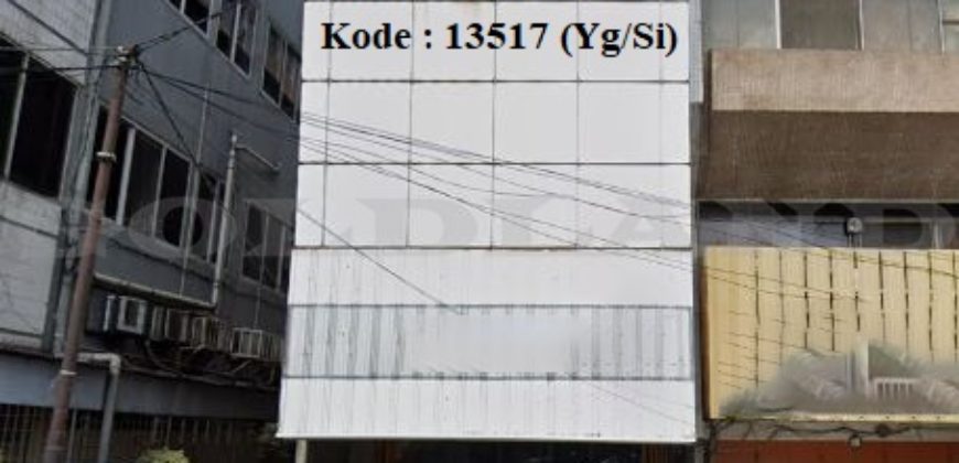 KODE :13517(Yg/Si) Ruko Dijual Mangga Besar, Strategis, Luas 5×16 Meter, Mangga Besar, Jakarta Barat