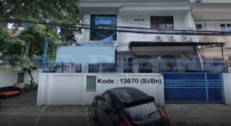 Kode: 13670(Si/Bn), Rumah Dijual/Disewa Sunter, Hadap Timur, Luas 384 meter, Jakarta Utara