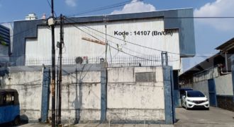 KODE :14107(Bn/Gn) Gudang Dijual Sunter, Luas 1.320 Meter, Jakarta Utara