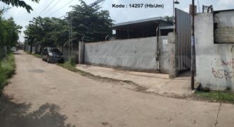 KODE :14207(Hb/Jm) Gudang Dijual Bekasi, Luas 1.702 Meter, Rawalumbu, Bekasi