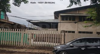 KODE :14331(Br/At/Jm) Gudang Dijual Penggilingan, Strategis, Luas 2,257 Meter, Penggilingan, Jakarta Timur