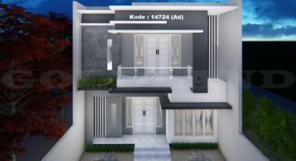 Kode : 14724 (Ad), Rumah Dijual Pulomas Utara , Luas 128 meter (8×16  m2) , Kayu putih, jakarta Timur