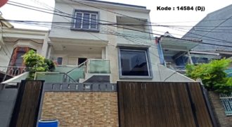 Kode : 14584 (DJ), Rumah Dijual kelapa gading, Luas 128 meter (8×16 m2), Jakarta Utara