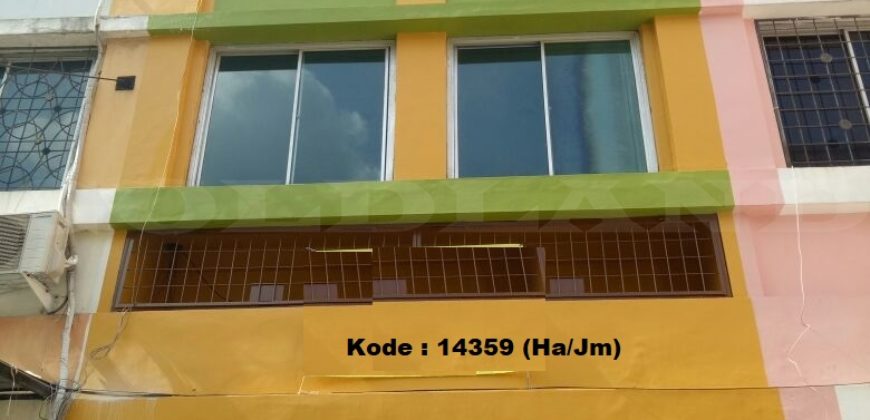 KODE :14359(Ha/Jm) Ruko Disewa Cempaka Mas, Luas 4,5×17 Meter, Jakarta Pusat