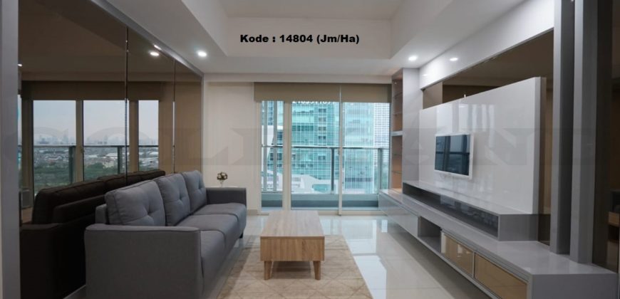 KODE :14804 (Jm/Ha) Apartemen Disewa The Kensington Kelapa Gading,  Luas 63.31 Meter, Jakarta Utara