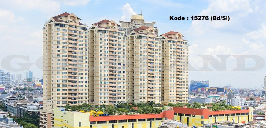 KODE :15276(Bd/Si) Apartemen Dijual Pesona Bahari, Full Furnish, Luas 47 Meter, Jakarta Pusat