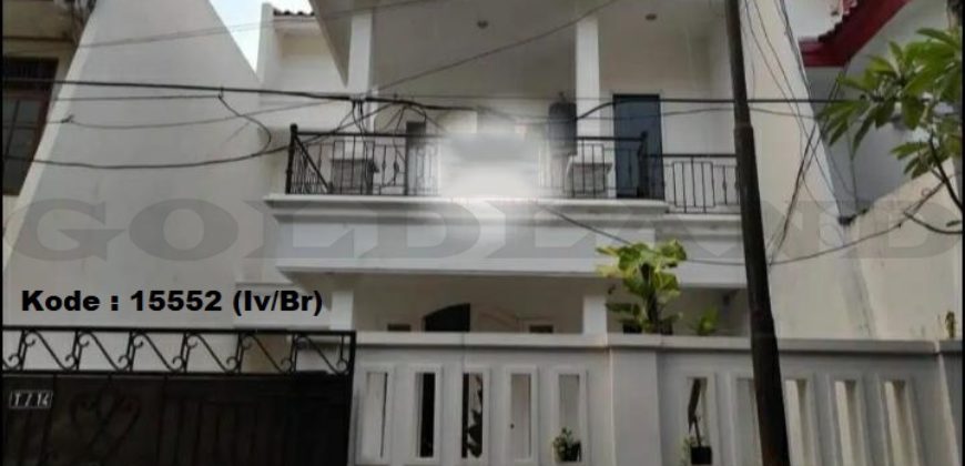 Kode: 15552(Iv/Br), Rumah Dijual Sunter, Hadap Timur, Luas 8×17 Meter, Jakarta Utara