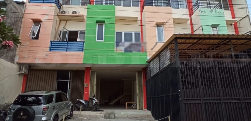 KODE :15497(Dj) Ruko Dijual/Disewa Ancol Selatan, Luas 5×19 Meter, Jakarta Utara