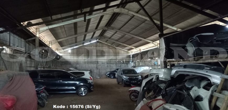 KODE : 15676 (Si/Yg), Gudang Dijual sunter, luas 630 meter (14×45 m2), Jakarta Utara