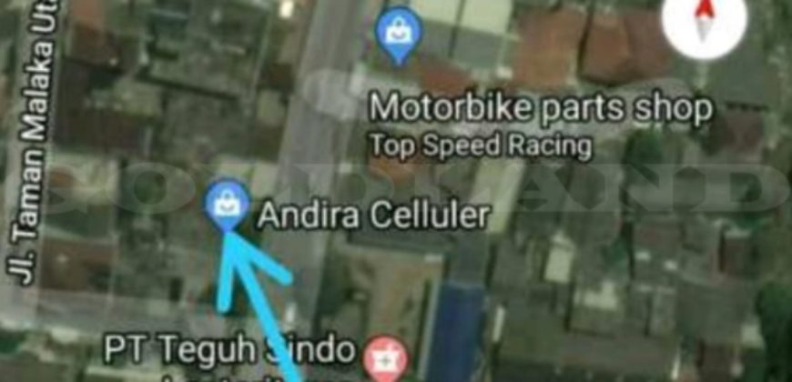 Kode : 15624 (Br/Iv), Kavling Dijual Duren sawit, Luas 400 meter (20×20 m2), Jakarta Timur