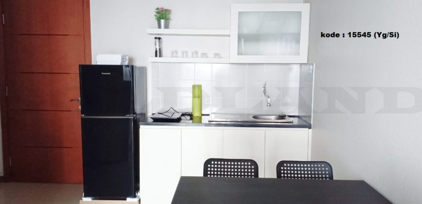 KODE :15545(Yg/Si) Apartemen Dijual Green Bay, Full Furnish, Luas 44 Meter, Pluit, jakarta Utara