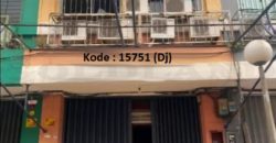 Kode : 15751 (Dj), Ruko DIjual cempaka mas, Luas 60 meter, Jakarta Pusat