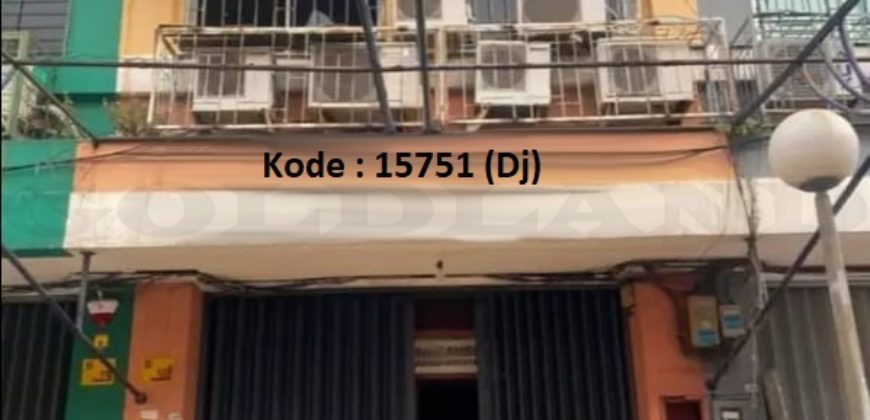 Kode : 15751 (Dj), Ruko DIjual cempaka mas, Luas 60 meter, Jakarta Pusat