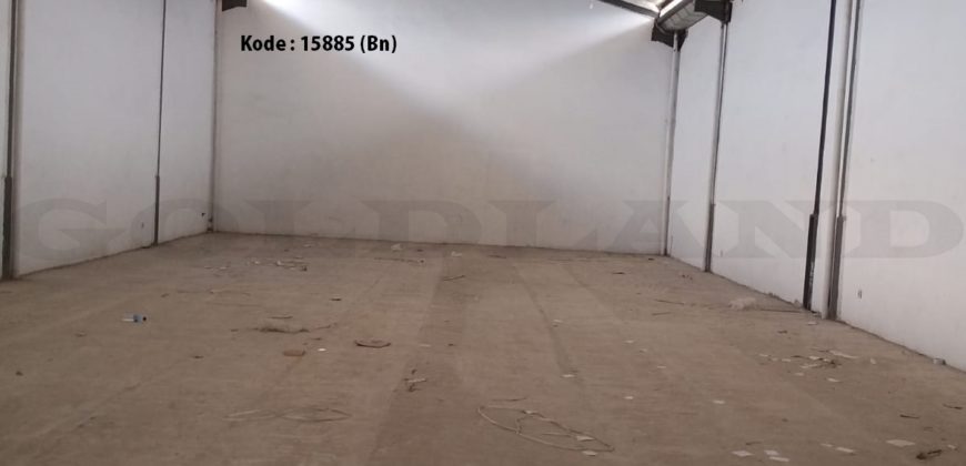 Kode : 15885 (Bn), Gudang Disewa PIK, Luas 300 meter (15×20 m2), Jakarta utara