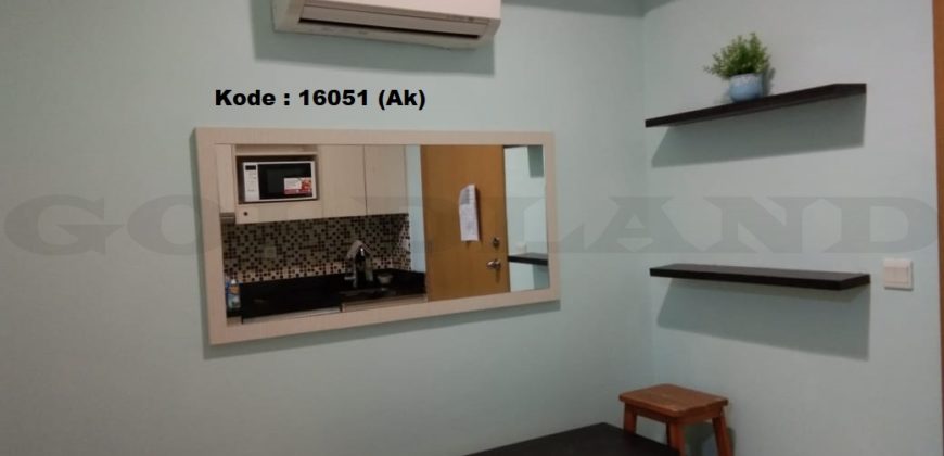 Kode : 16051(Ak), Dijual Apartment the mansion kemayoran, Luas 29 meter, Jakarta Pusat