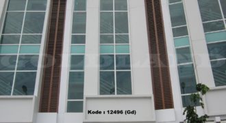 Kode : 12496 (Gd), Dijual ruko Kemayoran, Luas 128 meter, Jakarta Pusat