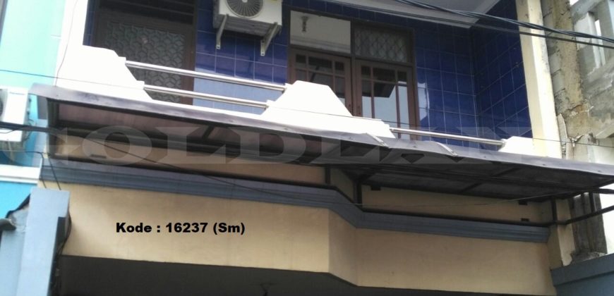 Kode: 16237(Sm), Rumah Dijual Sunter, Hadap Selatan, Luas 4, 5×16 meter(72 meter),Jakarta Utara