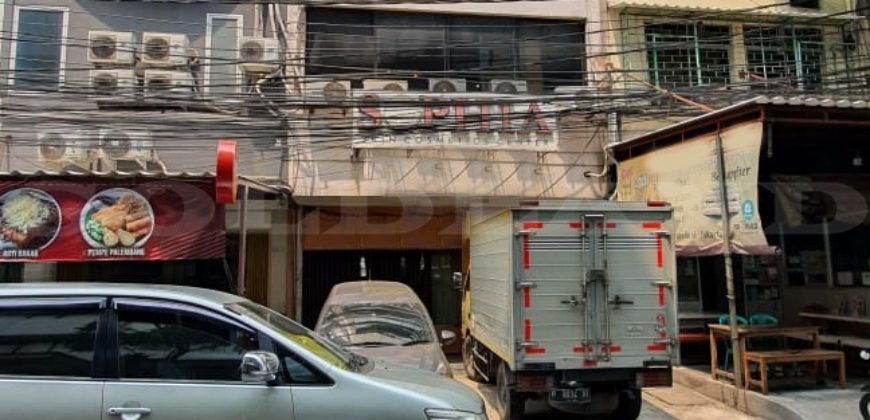 Kode: 16121(Jm/Ha), Ruko Dijual Krekot, Luas 5×20 meter(100 meter), Jakarta Pusat