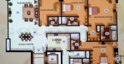 Kode : 16498 (Bn), Dijual Apartmenet Belleza, Luas 279 meter, Jakarta Selatan