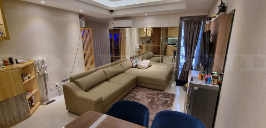 Kode: 09894(Li), Apartemen Dijual The Mansion Kemayoran, Tipe 2 Kamar Tidur, Furnish, Jakarta Pusat