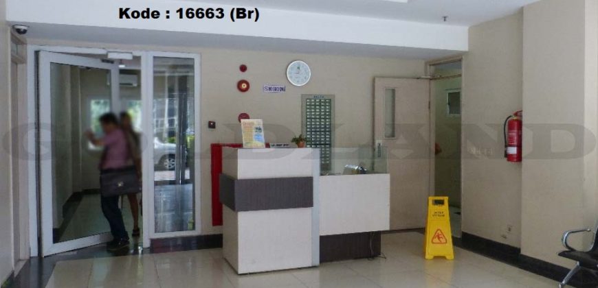 Kode : 16663 (Br), Dijual Apartment center point, luas 42 meter, Bekasi barat