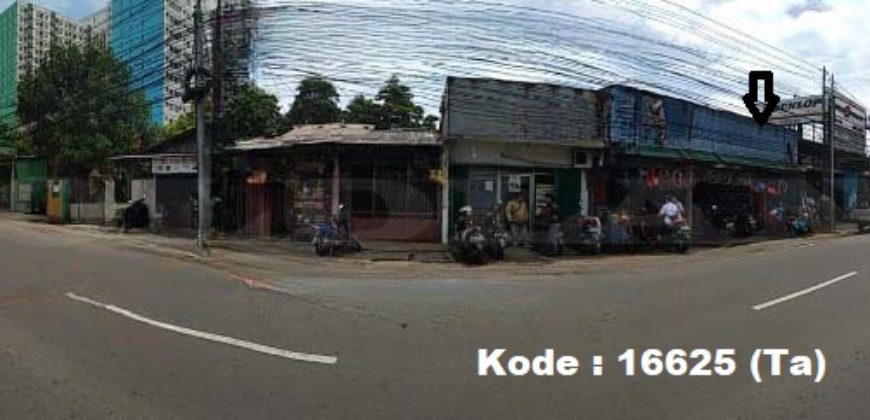 Kode : 16625 (Ta), Dijual/sewa Pasar rebo, Luas 276 meter, jakrta timur