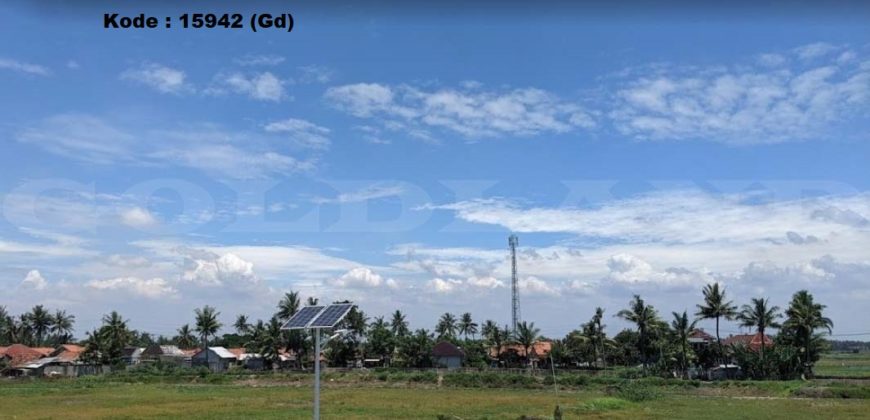 Kode : 15942 (Gd), Dijual Tanah dadap, Luas 930 meter (15×62 meter), Tangerang