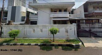 Kode : 16744 (Dj), Dijual rumah ancol, luas 320 meter (16×20 m2), jakarta Utara