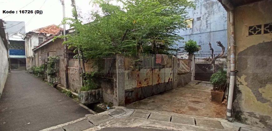 Kode : 16726 (Dj), Dijual rumah Sawah besar, Luas 195 meter (6.5×30 m2), Jakarta Pusat