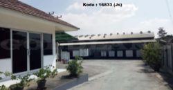 Kode : 16833 (Js), Dijual Gudang bogot, Luas 2000 meter, Bogor