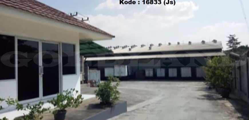 Kode : 16833 (Js), Dijual Gudang bogot, Luas 2000 meter, Bogor
